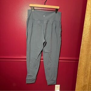 Athleta dusty blue salutation jogger